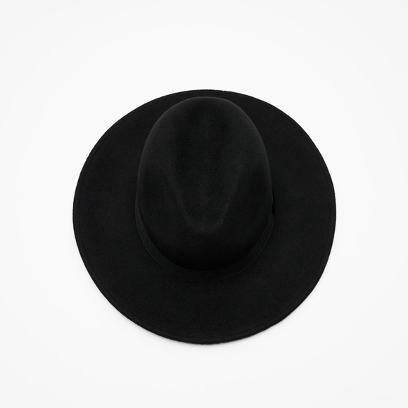 NWT ZARA FELT HAT Black main image 4